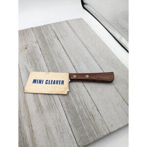 Vintage Utility Mini Cleaver Cheese Meat Slicing Knife 6 1/4" Bottle Opener